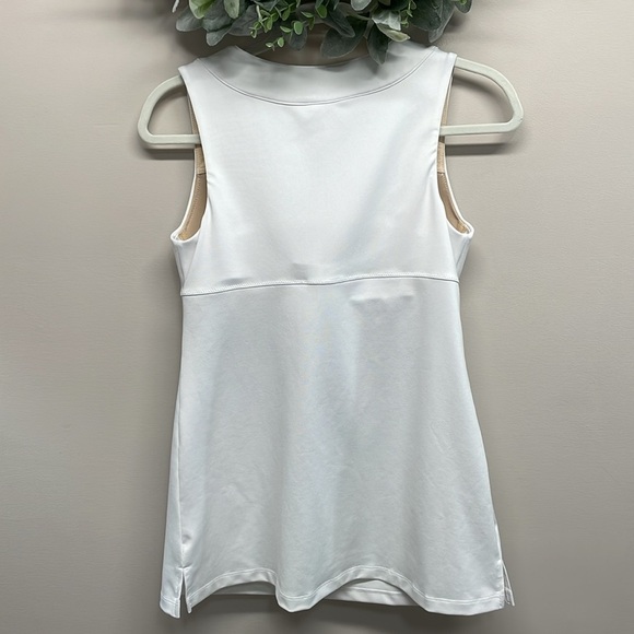 Athleta Inner Strength Built In Bra Tank Top White 36C - Picture 4 of 16